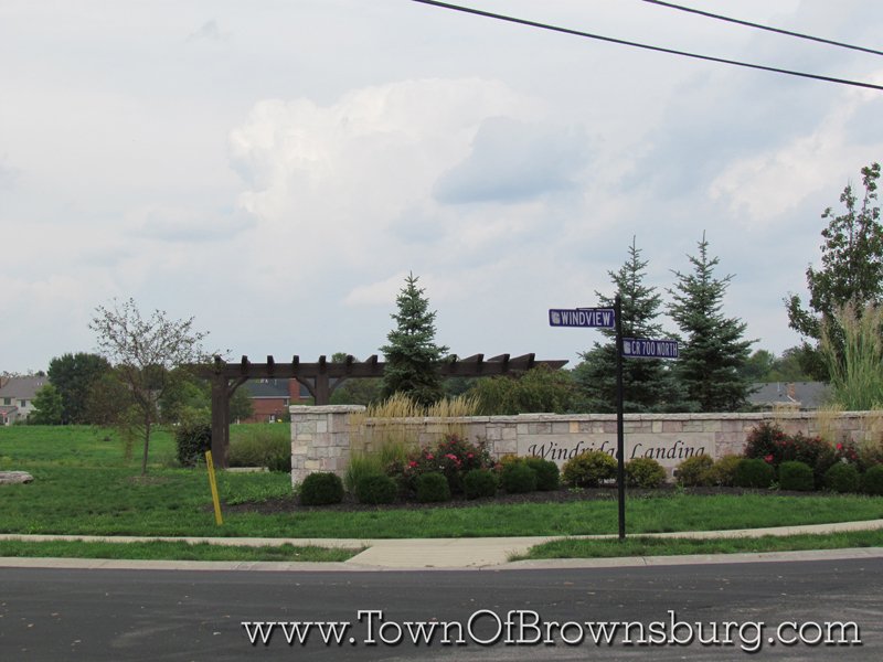 WindRidge Landing, Brownsburg, IN: Roadway Entrance