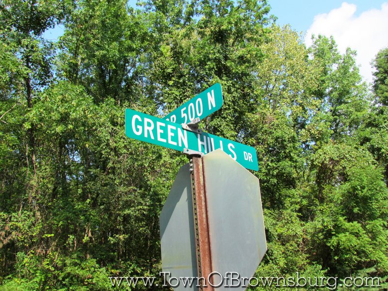 Green Hills, Brownsburg, IN: Intersection