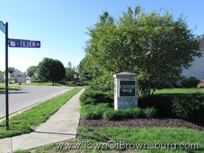 Country Walk, Brownsburg, IN: Entrance
