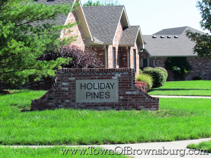 Holiday Pines, Brownsburg, IN: Entrance