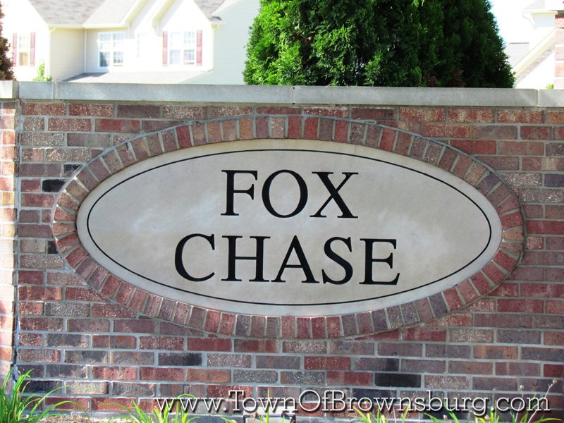 Fox Chase, Brownsburg, IN: Entrance
