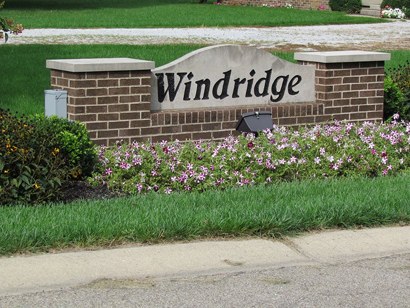 WindRidge, Brownsburg, IN: Entrance