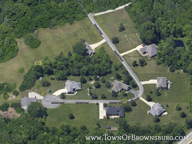 Aerial Photo – Meander Bend – Brownsburg, IN