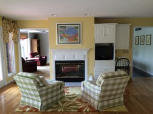 A nook in the spacious living area.